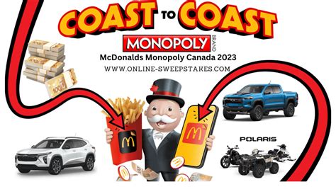 mcdonald's monopoly rare pieces 2023 canada